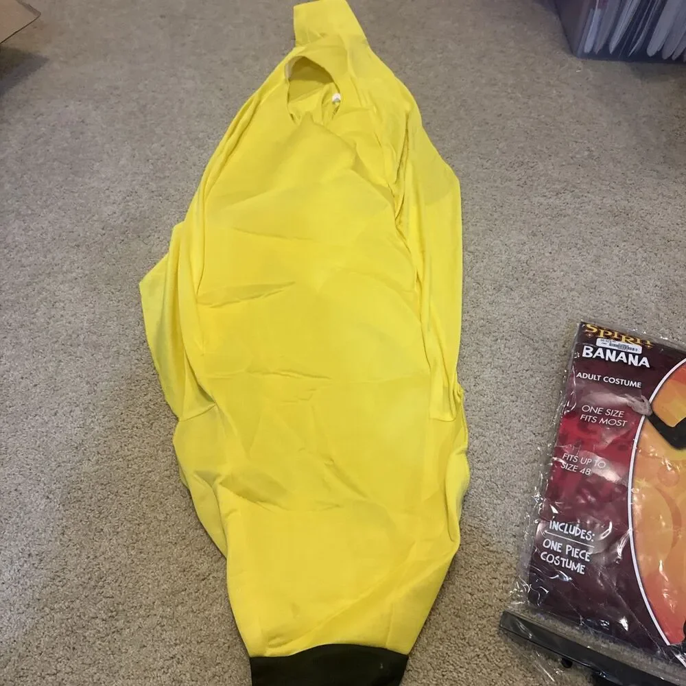 Spirit Funny Banana Costume Adult  for Halloween Party Cosplay